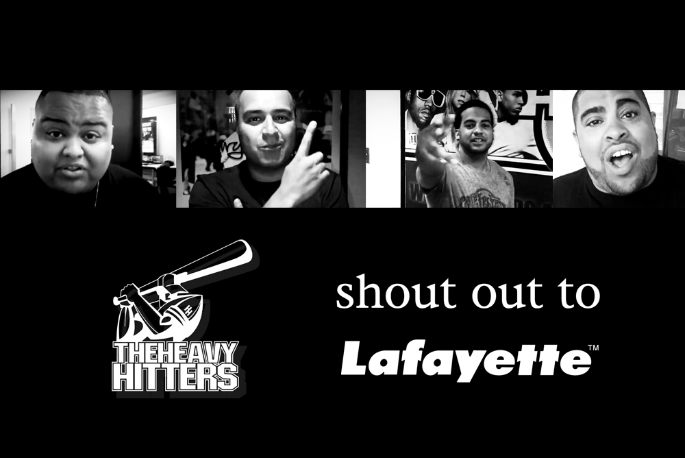 HEAVY HITTERS – shout out to Lafayette.