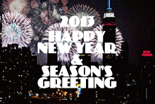 season’s greetings & Happy New Year 2013
