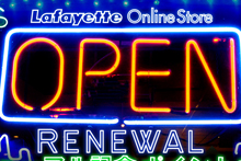 Lafayette Online store Renewal Open
