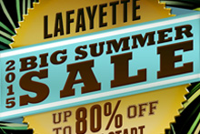 Lafayette 2015 BIG SUMMER SALE